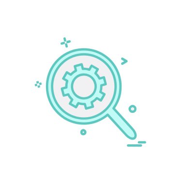 Vites simgesi tasarım vektörü