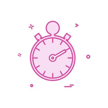 Watch simge tasarlamak vektör durdurmak 