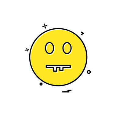 Emoji simgeleri tasarım vektörü 
