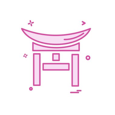 Köprü simge tasarlamak vektör 