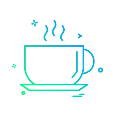 Gıda simgesi tasarım vektörü