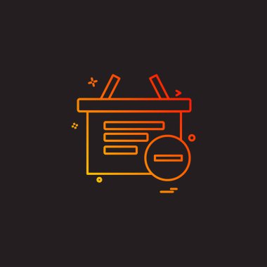 Alışveriş simge tasarlamak vektör 