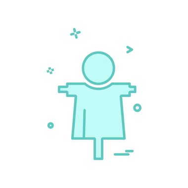 Çiftlik palyaço simge tasarlamak vektör