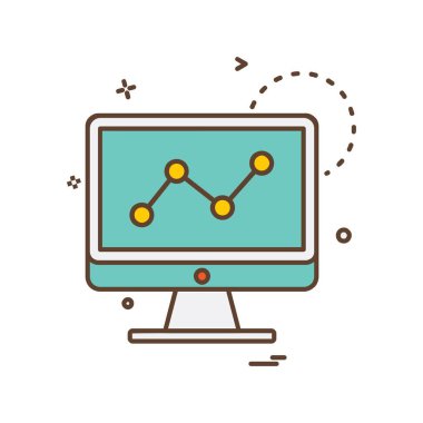 Grafik simge tasarlamak vektör