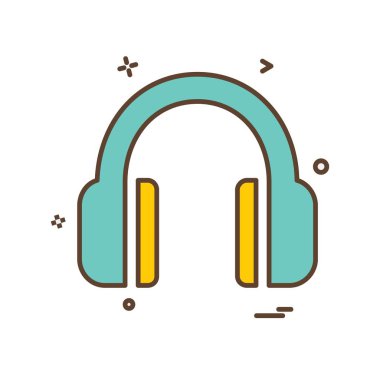 Müzik simge tasarlamak vektör