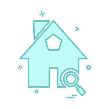 Emlak simge tasarlamak vektör