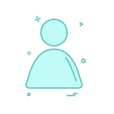 Avatar simge tasarım vektörü