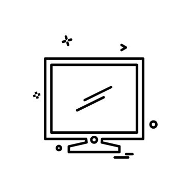 Bilgisayar simgesi tasarım vektörü