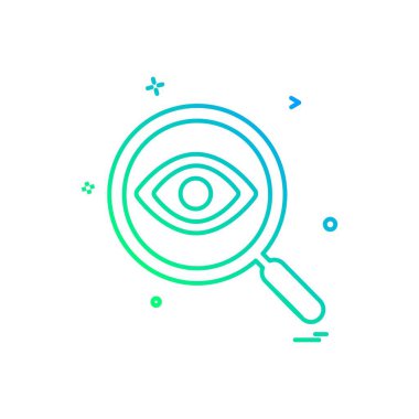 Arama simge tasarlamak vektör