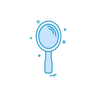 Ayna simge tasarlamak vektör 