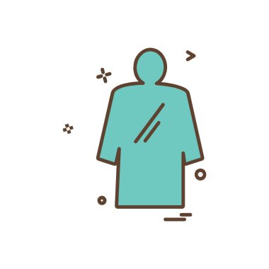 Avatar simge tasarım vektörü