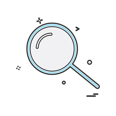 Arama simge tasarlamak vektör