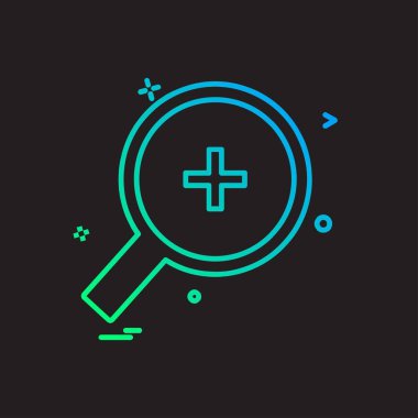 Simge tasarlamak vektör zoom