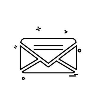 Sevgililer günü simgesi tasarım, renkli vektör çizim