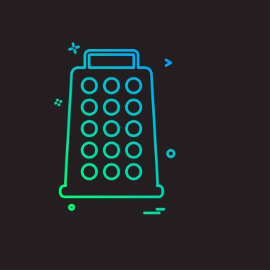 Mutfak simgesi tasarım vektörü 