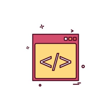 Web yerleşim simgesi tasarım vektörü