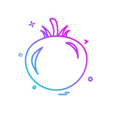 Beyaz arka plan üzerinde meyve simge vektör