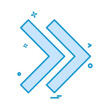 Ok simgesi tasarım vektörü