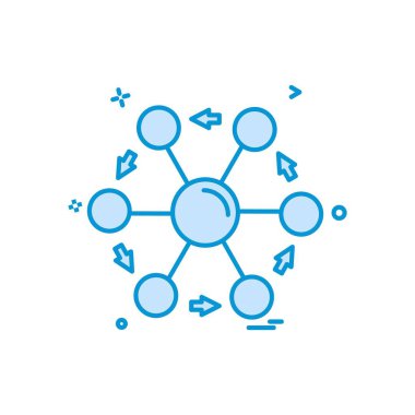 Simge tasarım vektörünü paylaş