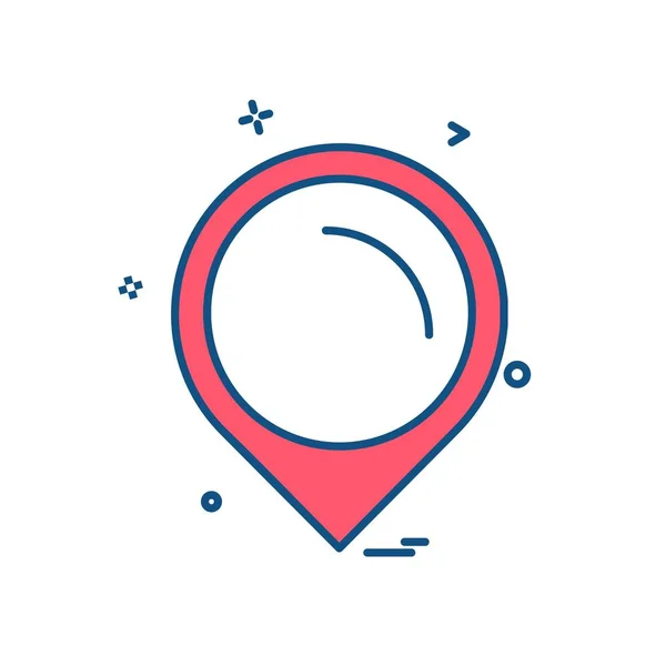 Navigation Symbol Design Vektor Illustration — Stockvektor