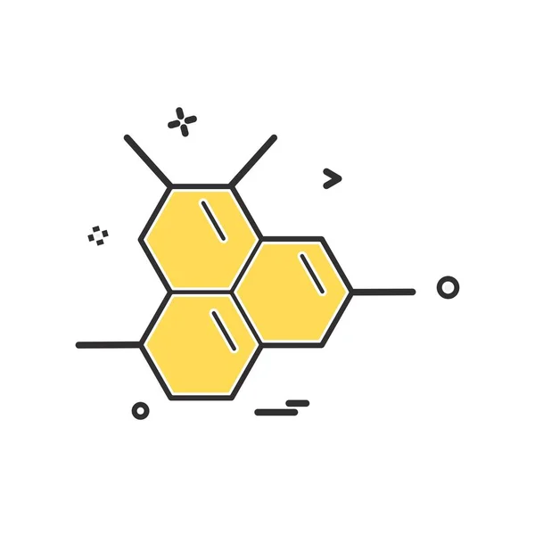 Miel Icono Diseño Vector — Archivo Imágenes Vectoriales