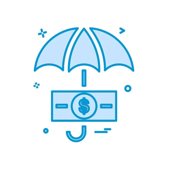 Umbrella Icon Design Vector Illustration — Stock Vector