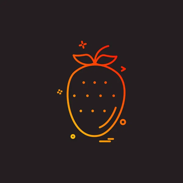 Obst Icon Design Vektor — Stockvektor