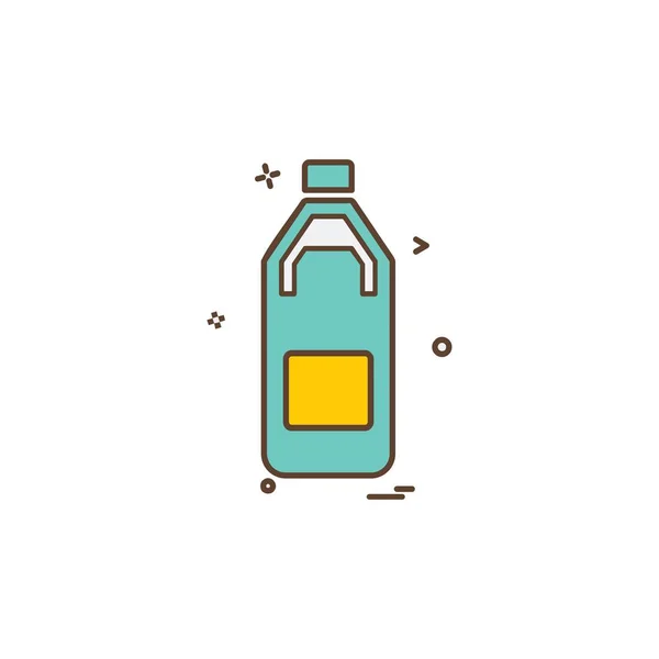 Drink Pictogram Ontwerp Kleurrijke Vectorillustratie — Stockvector