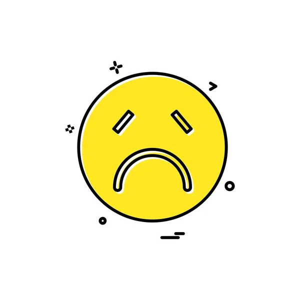 Emoji Ikoner Design Vektor — Stock vektor