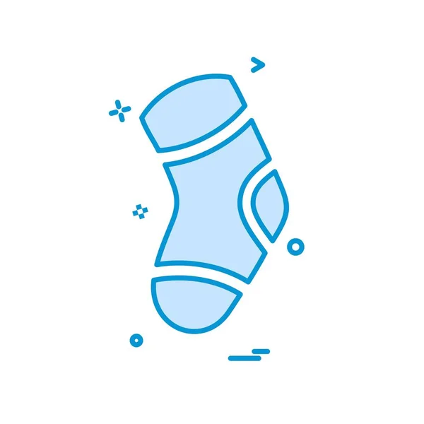 Socken Symbol Design Vektor Illustration — Stockvektor