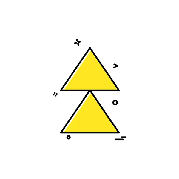 Вектор Дизайну Піктограми Стрілки Вгору — стоковий вектор
