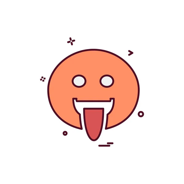 Emoji Symbole Design Vektor — Stockvektor