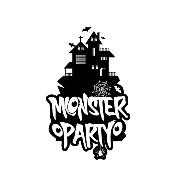 Monster Part Design Med Kreativ Design Vektor — Stock vektor