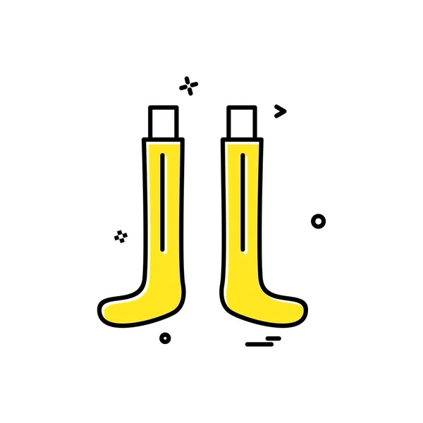 Socks Icon Design Vector Illustration — Stock Vector