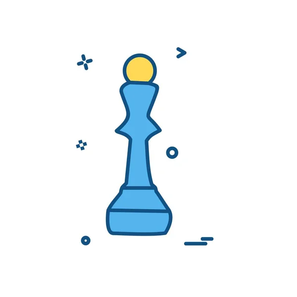 チェスのアイコン デザインのベクトル — ストックベクタ