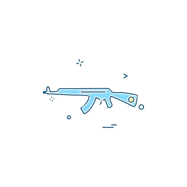 Pistola Icono Diseño Vector — Vector de stock