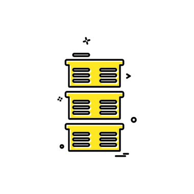 Simge tasarım vektörü oluşturuluyor