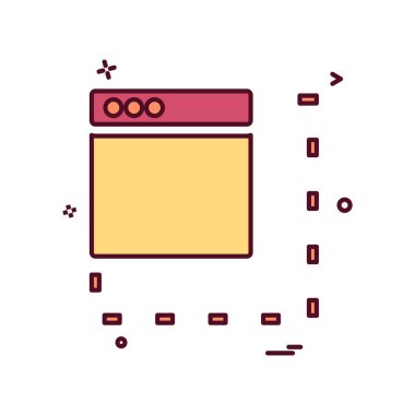 Web düzeni simge tasarım vektörü