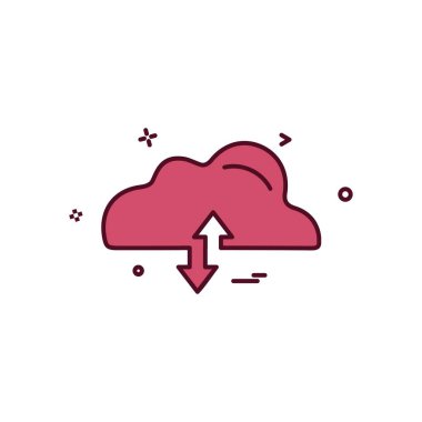 Simgesi tasarım, renkli vektör çizim indir