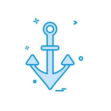 Çapa simge tasarlamak vektör