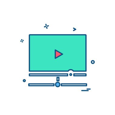 Şirket ofis simgesi tasarım vektörü 