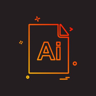 Dosya simgesi tasarım vektörü