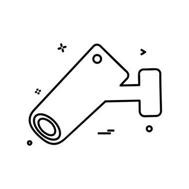 CCTV kamera güvenlik simge tasarlamak vektör