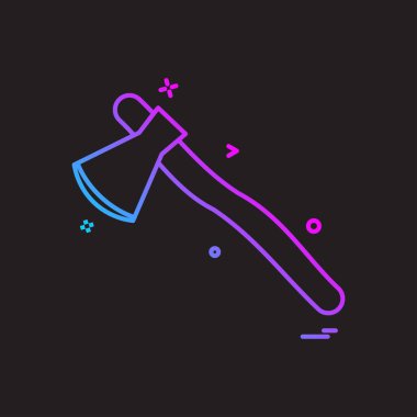 balta simgesi vektör tasarımı