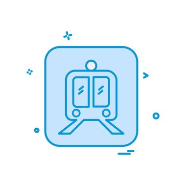 Tren simge tasarlamak vektör