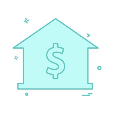 Doları simge tasarlamak vektör