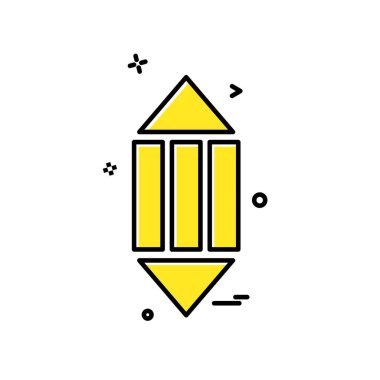 Kalem simgesi tasarım vektörü
