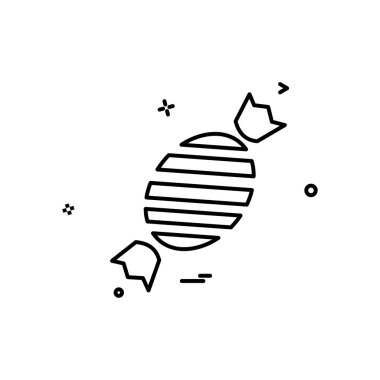 Şekerleme simge tasarlamak vektör