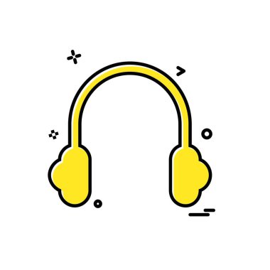 Müzik simge tasarlamak vektör