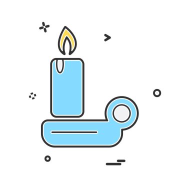 Mum simgesi tasarım vektörü